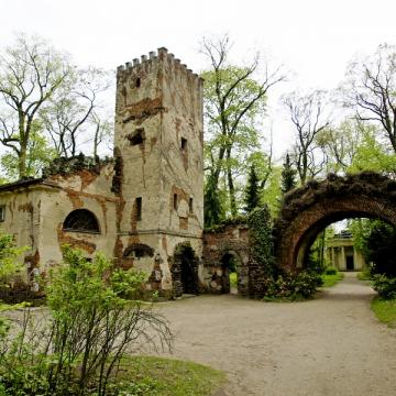 Park romantyczny w Arkadii